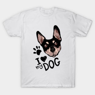 I Love My Dog T-Shirt